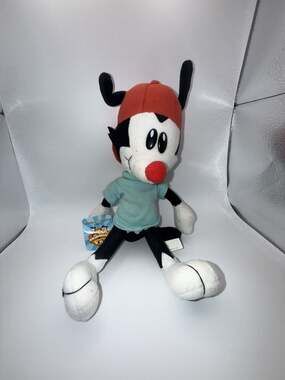 Vintage 1994 Animaniacs Wakko Warner Bros. Plush Toy with Original Tags